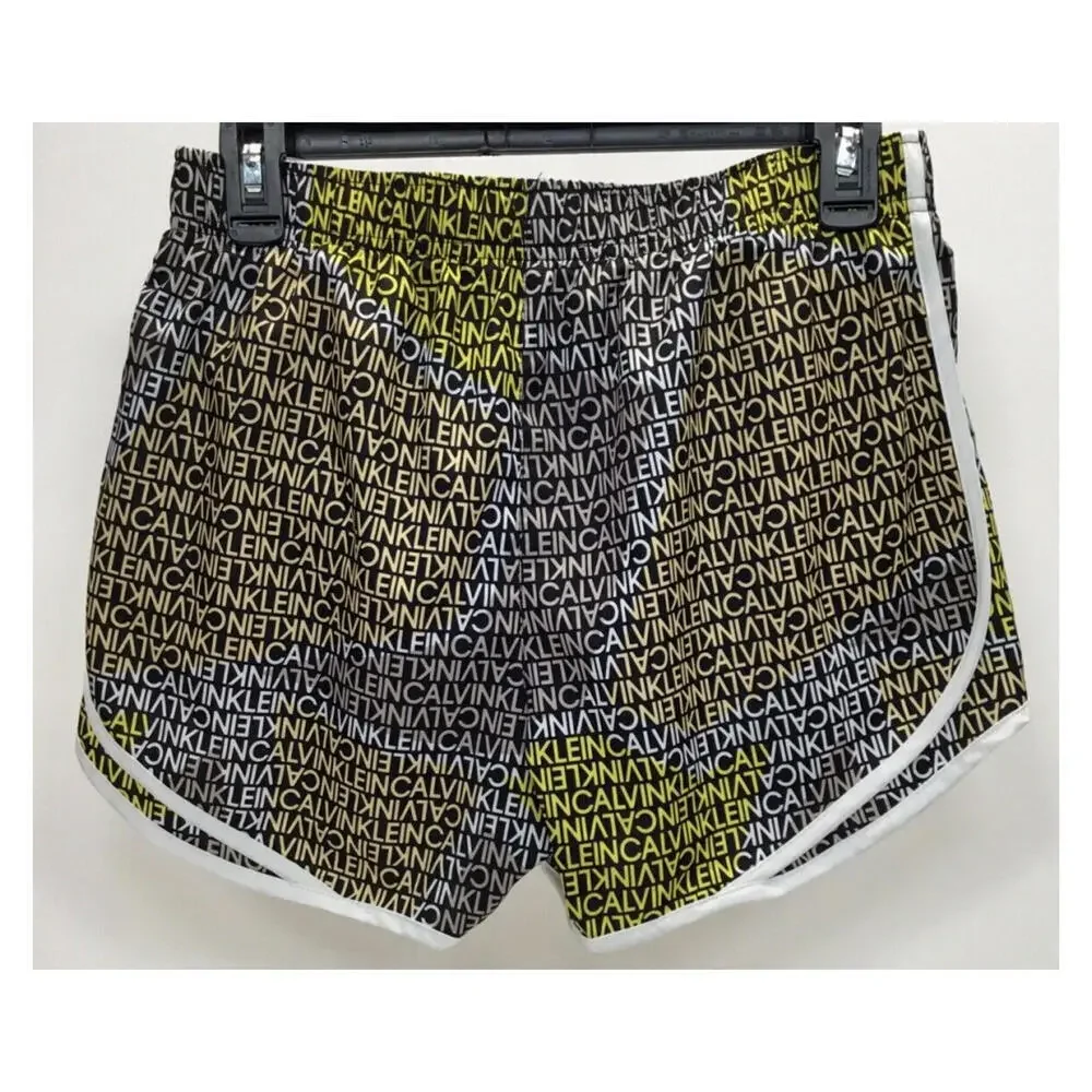 New Women's Calvin Klein Performance Printed Running Shorts, Size Small - Picture 2 of 2